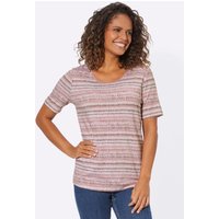 Witt Weiden Damen Shirt mauve-ecru-bedruckt von Witt