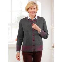 Witt Weiden Damen Strickjacke graphit-meliert von Witt