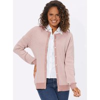 Witt Weiden Damen Strickjacke hortensie-ecru-kariert von Witt