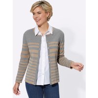 Witt Weiden Damen Strickjacke sesam-geringelt von Witt