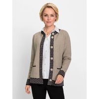 Witt Weiden Damen Strickjacke sesam-meliert von Witt