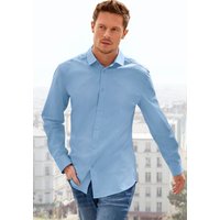 Witt Weiden Herren Langarmhemd hellblau von Witt