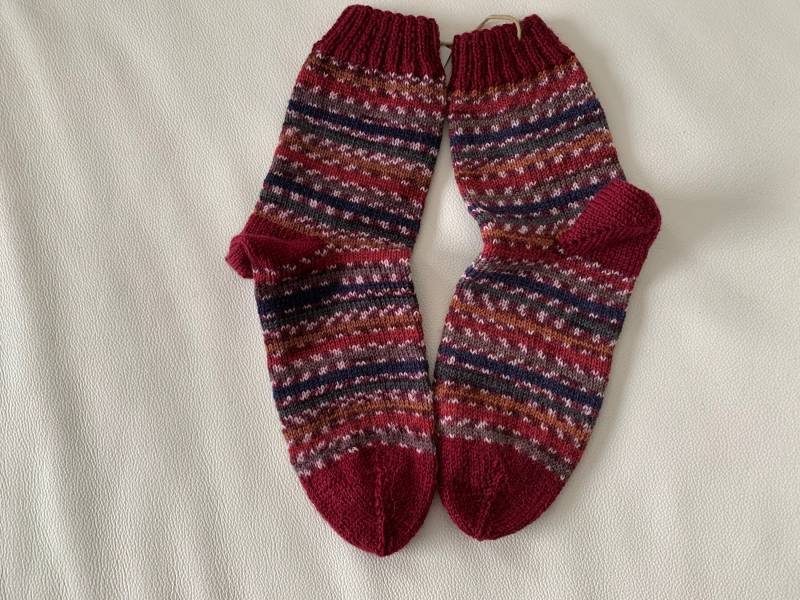 Gestrickte Socken Aus Hochwertigem Sockengarn | Wärmende Stricksocken Für Damen Und Mädchen Größe 3 /Handgemachte Geschenkidee Frauen von WituCreativ