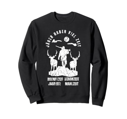 Jagd Jagen Lustig Herren Wildschwein Wald Jäger Sweatshirt von Witzig Jäger Jagen Treiben Rotwild Wald Geschenk