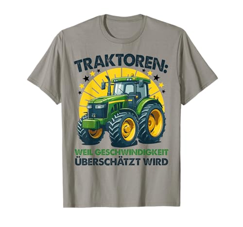 Trecker Schlepper Jungs Herren Kinder Lustig Traktor Sprüche T-Shirt Trecker Schlepper Jungs Herren Kinder Lustig Traktor Sprüche T-Shirt von Witzig Landwirtschaft Sprüche Traktor Bauer Kinder