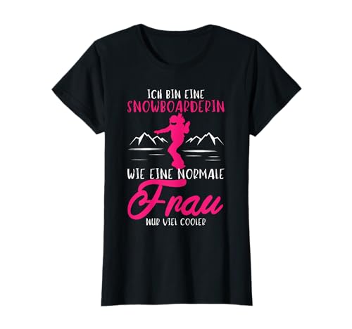 Lustig Snowboard Winterurlaub Spruch Snowboarden Frauen T-Shirt Lustig Snowboard Winterurlaub Spruch Snowboarden Frauen T-Shirt von Witzig Winter Sport Berg Snowboardfahrer Geschenke
