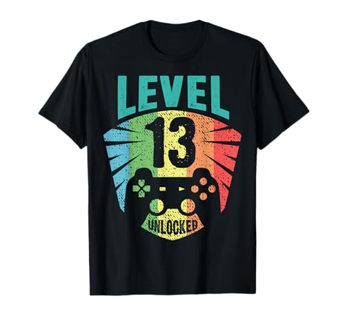 13. Geburtstag Junge Mädchen Gamer Zocker Level 13 Geschenk T-Shirt 13. Geburtstag Junge Mädchen Gamer Zocker Level 13 Geschenk T-Shirt von Witzige 13. Geburtstag Geschenke Kinder 13 Jahre