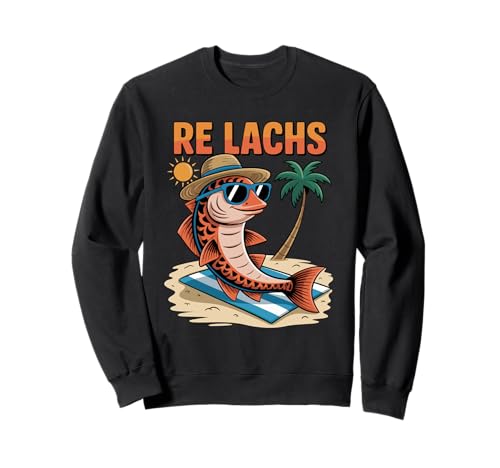 Angeln, Herren Fisch Angler Spruch Lustig Fischer, Re Lachs Sweatshirt Angeln, Herren Fisch Angler Spruch Lustig Fischer, Re Lachs Sweatshirt von Witzige Angler Geschenke für Männer & Frauen