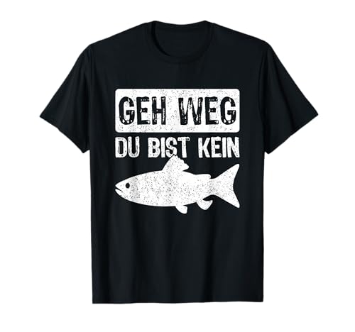 Angeln Angler Herren Lustig & Fischer Fischen Damen, Fisch T-Shirt von Witzige Angler Geschenke für Männer & Frauen