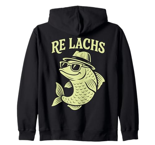 Re Lachs Angeln Angler Herren Lustig Fischer Fisch Kapuzenjacke Re Lachs Angeln Angler Herren Lustig Fischer Fisch Kapuzenjacke von Witzige Angler Geschenke für Männer & Frauen