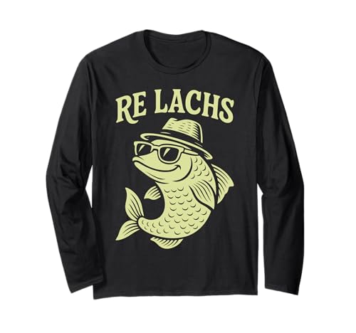 Re Lachs Angeln Angler Herren Lustig Fischer Fisch Langarmshirt Re Lachs Angeln Angler Herren Lustig Fischer Fisch Langarmshirt von Witzige Angler Geschenke für Männer & Frauen