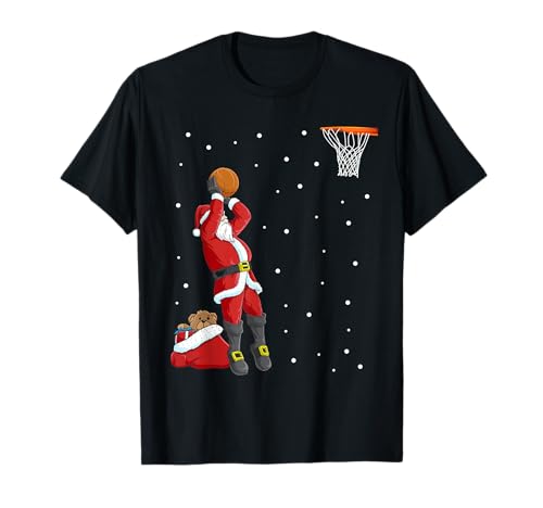 Witzige Basketball Weihnachten Geschenke - Herren - Unisex - Schwarz - S - Kurzarm - T-Shirt - Lustiges Weihnachtsmann Basketball Weihnachten Wurf Geschenk T-Shirt Witzige Basketball Weihnachten Geschenke - Herren - Unisex - Schwarz - S - Kurzarm - T-Shirt - Lustiges Weihnachtsmann Basketball Weihnachten Wurf Geschenk T-Shirt von Witzige Basketball Weihnachten Geschenke