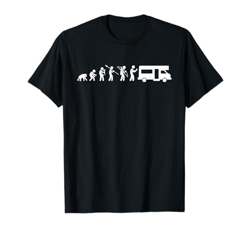 Witzige Camping & Camper Shirts - Camper Evolution - Caravan Camper Wohnmobil WoMo T-Shirt - Herren - Schwarz - S - Halbarm - T-Shirt - Polyester 100% Witzige Camping & Camper Shirts - Camper Evolution - Caravan Camper Wohnmobil WoMo T-Shirt - Herren - Schwarz - S - Halbarm - T-Shirt - Polyester 100% von Witzige Camping & Camper Shirts