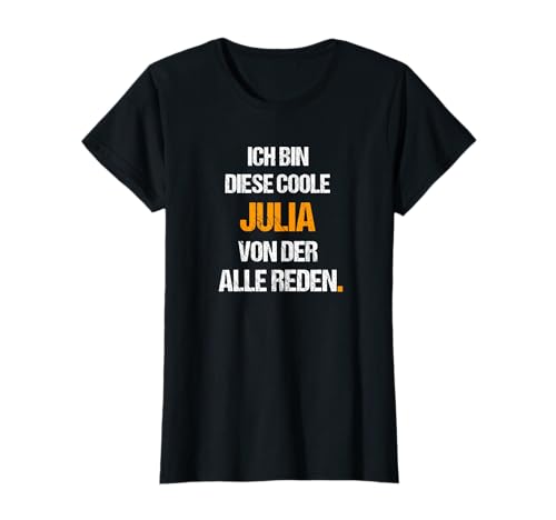 Witzige Damen Geschenke mit Name Vorname & Spruch JULIA T-Shirt Schwarz X-Small V-Ausschnitt Halbarm Geburtstag T-Shirt Witzige Damen Geschenke mit Name Vorname & Spruch JULIA T-Shirt Schwarz X-Small V-Ausschnitt Halbarm Geburtstag T-Shirt von Witzige Damen Geschenke mit Name Vorname & Spruch
