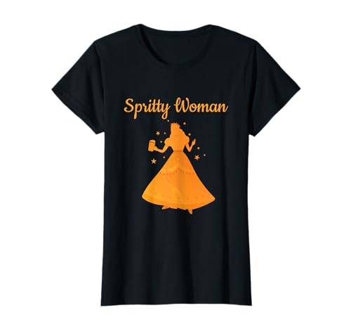 Spritty Woman Bier Alkohol Saufen Trinkerin Malle JGA Spruch T-Shirt Spritty Woman Bier Alkohol Saufen Trinkerin Malle JGA Spruch T-Shirt von Witzige Frauen Trinker Party Macher Geschenkideen