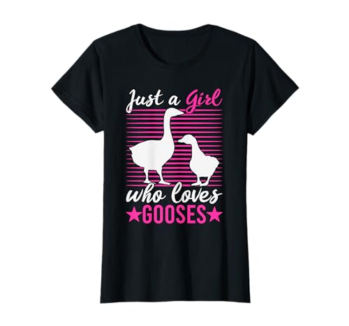Gänse Mädchen Gans Gänsezüchter Landwirt Gänsehalter T-Shirt Gänse Mädchen Gans Gänsezüchter Landwirt Gänsehalter T-Shirt von Witzige Gänse Bauern Kleidung