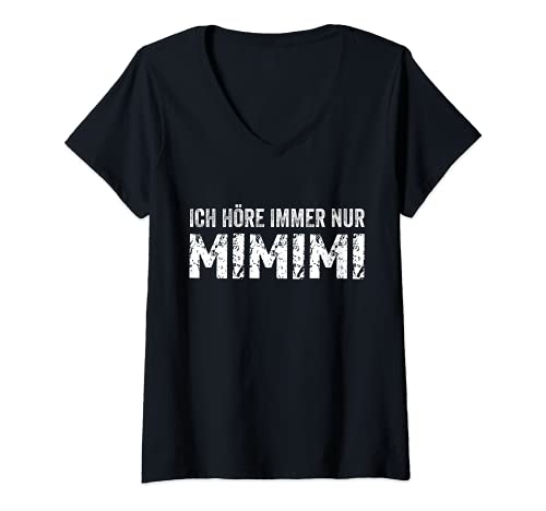 Damen Funny Spruch Fun Sprüche Coole Männer Witzig Lustig Herren T-Shirt mit V-Ausschnitt von Witzige Geschenke & T-Shirts für Herren Co.