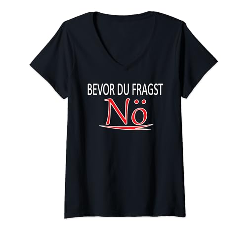 Damen Funny Spruch Fun Sprüche Coole Männer Witzig Lustig Herren T-Shirt mit V-Ausschnitt Damen Funny Spruch Fun Sprüche Coole Männer Witzig Lustig Herren T-Shirt mit V-Ausschnitt von Witzige Geschenke & T-Shirts für Herren & Damen