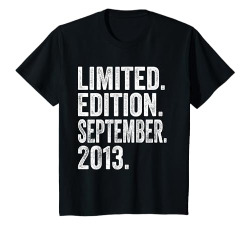 Kinder 12. Geburtstag Junge 12 Jahre Limited Edition September 2013 T-Shirt von Witzige Geschenke zum 12 Geburtstag Junge