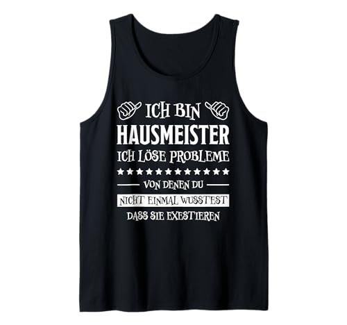 Herren Hausmeister Lustiger Hausmeister Tank Top Herren Hausmeister Lustiger Hausmeister Tank Top von Witzige Hausmeister Sprüche Hausmeister Design