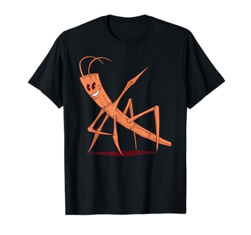 Tanzende Stabschrecke Insekt Grafik für Herren Damen Kinder T-Shirt Tanzende Stabschrecke Insekt Grafik für Herren Damen Kinder T-Shirt von Witzige Insekt Gottesanbeterin Comic Geschenkidee