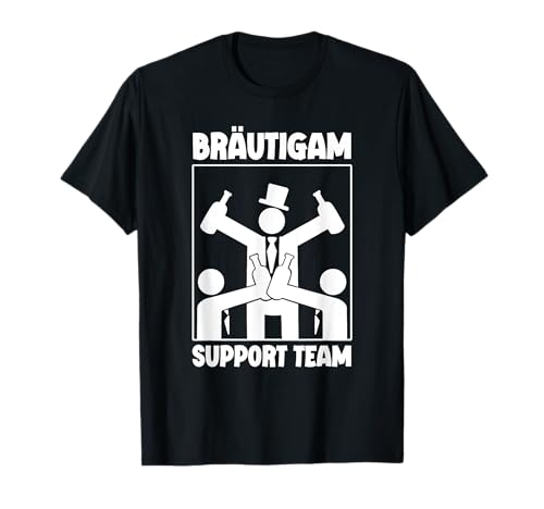 Team Bräutigam Junggesellenabschied Männer Kostüm Deko JGA T-Shirt Team Bräutigam Junggesellenabschied Männer Kostüm Deko JGA T-Shirt von Witzige JGA Junggesellenabschied Spiele Accessoire