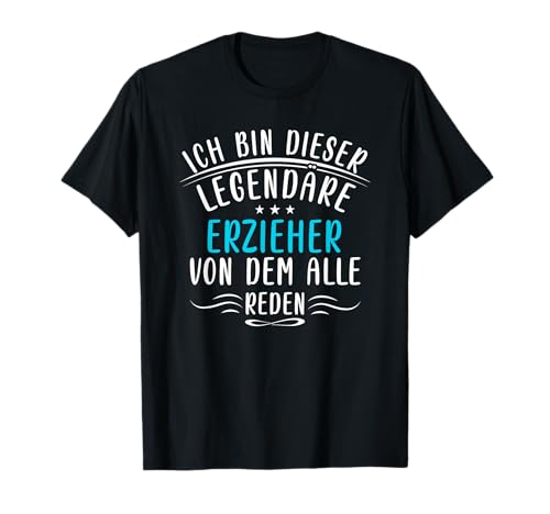 Lustig Erzieher Sprüche Kinder Pädagogik Betreuung T-Shirt Lustig Erzieher Sprüche Kinder Pädagogik Betreuung T-Shirt von Witzige Jobs Designsammlung
