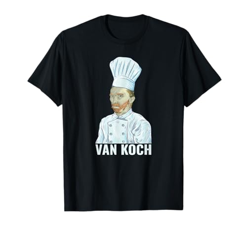 Witzige Koch Geschenke Vincent van Koch Künstler Am Herd Kunst T-Shirt, Schwarz, S, Damen, Halbarm, T-Shirt, Klassisch, Polyester 100% Witzige Koch Geschenke Vincent van Koch Künstler Am Herd Kunst T-Shirt, Schwarz, S, Damen, Halbarm, T-Shirt, Klassisch, Polyester 100% von Witzige Koch Geschenke