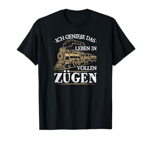 Witzige Lokführer Modelleisenbahn Sprüche - Herren T-Shirt Schwarz S Dampflokomotive Design Eisenbahn Lok Pendler T-Shirt Witzige Lokführer Modelleisenbahn Sprüche - Herren T-Shirt Schwarz S Dampflokomotive Design Eisenbahn Lok Pendler T-Shirt von Witzige Lokführer Modelleisenbahn Sprüche