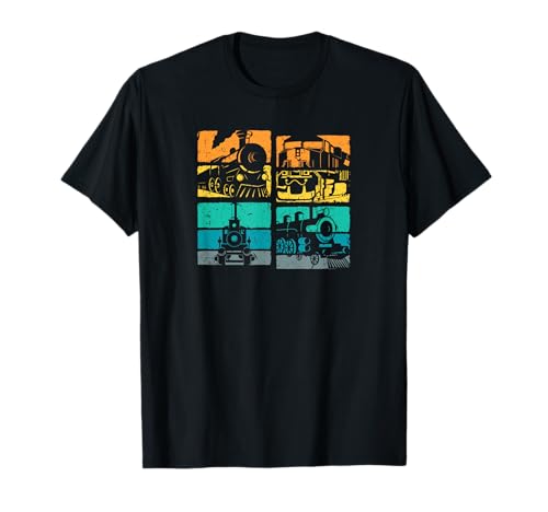 Witzige Lokführer Modelleisenbahn Sprüche T-Shirt - Herren - Schwarz - S - Retro - Cartoon - Halbarm - Klassische Passform - Vintage Railway T-Shirt Witzige Lokführer Modelleisenbahn Sprüche T-Shirt - Herren - Schwarz - S - Retro - Cartoon - Halbarm - Klassische Passform - Vintage Railway T-Shirt von Witzige Lokführer Modelleisenbahn Sprüche
