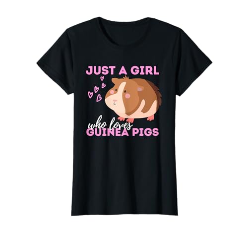 A Girl who loves Guinea Pigs - Meerschweinchen Meerschwein T-Shirt A Girl who loves Guinea Pigs - Meerschweinchen Meerschwein T-Shirt von Witzige Meerschwein Shirts