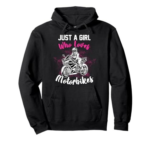 Just A Girl Who Loves Motorbikes Lustiges Motorrad Fahrerin Pullover Hoodie Just A Girl Who Loves Motorbikes Lustiges Motorrad Fahrerin Pullover Hoodie von Witzige Motorrad Frauen Geschenkidee Für Bikerin
