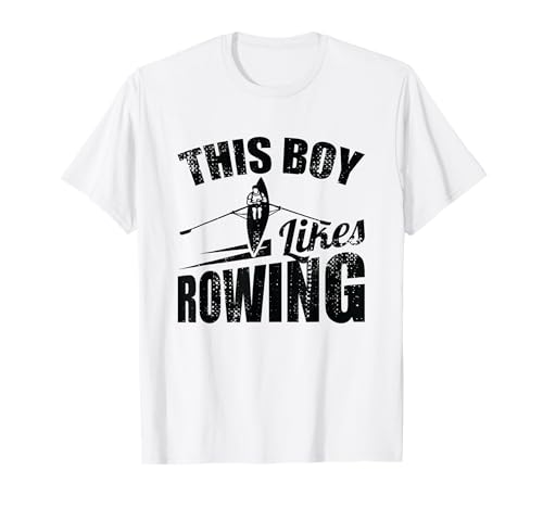 Rudersport Kind Ruderer Rudern Jungen T-Shirt von Witzige Skullen T-Shirts für Jungen
