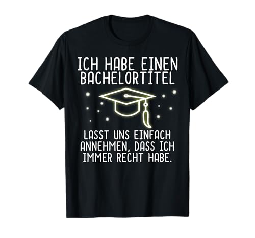 Witzige Sprüche Absolvent Motiv Bachelorarbeit T-Shirt, Herren, Kinder, Unisex, Kurzarm, T-Shirt, Schwarz, S Witzige Sprüche Absolvent Motiv Bachelorarbeit T-Shirt, Herren, Kinder, Unisex, Kurzarm, T-Shirt, Schwarz, S von Witzige Sprüche Absolvent Motiv Bachelorarbeit