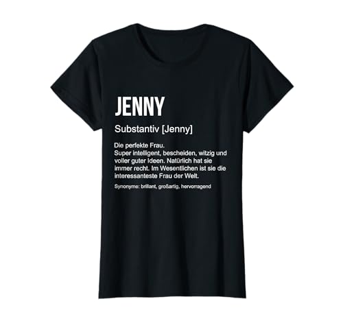 Witzige Sprüche Geschenk Humor Name Jenny Damen T-Shirt Schwarz S Classic Half Sleeve T-Shirt Witzige Sprüche Geschenk Humor Name Jenny Damen T-Shirt Schwarz S Classic Half Sleeve T-Shirt von Witzige Sprüche Geschenk Humor Name Jenny