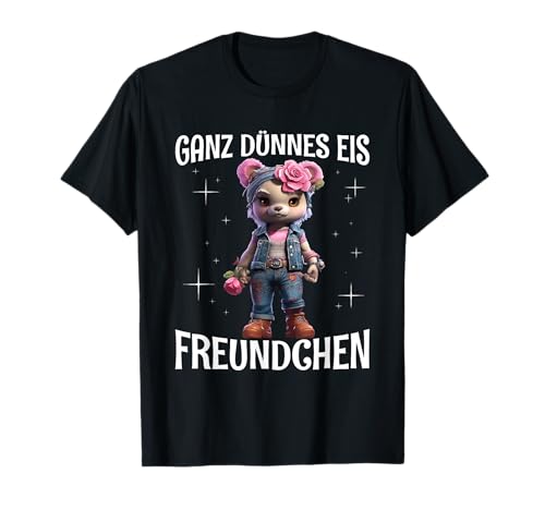 Ganz Dünnes Eis Freundchen Bär Sprüche Statement Frauen T-Shirt Ganz Dünnes Eis Freundchen Bär Sprüche Statement Frauen T-Shirt von Witzige Sprüche Kleidung