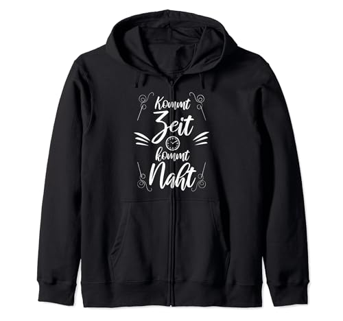 Kommt Zeit kommt Naht | Damen Näherin nähen Kapuzenjacke Kommt Zeit kommt Naht | Damen Näherin nähen Kapuzenjacke von Witzige Sprüche Männer Frauen Kinder Fun Designs
