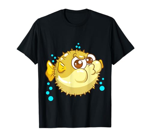 Süßer Kugelfisch Kinder Geschenk T-Shirt Süßer Kugelfisch Kinder Geschenk T-Shirt von Witzige Tiere Liebhaber Geschenkidee Designs