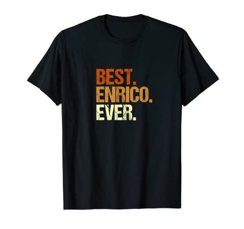 Herren ENRICO Tshirt Best ENRICO Ever Name Vorname Spruch T-Shirt Herren ENRICO Tshirt Best ENRICO Ever Name Vorname Spruch T-Shirt von Witzige Vornamen Sprüche - Lustige Namen Motive