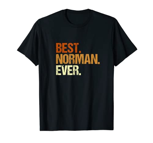 Herren NORMAN Tshirt Best NORMAN Ever Name Vorname Spruch T-Shirt Herren NORMAN Tshirt Best NORMAN Ever Name Vorname Spruch T-Shirt von Witzige Vornamen Sprüche - Lustige Namen Motive
