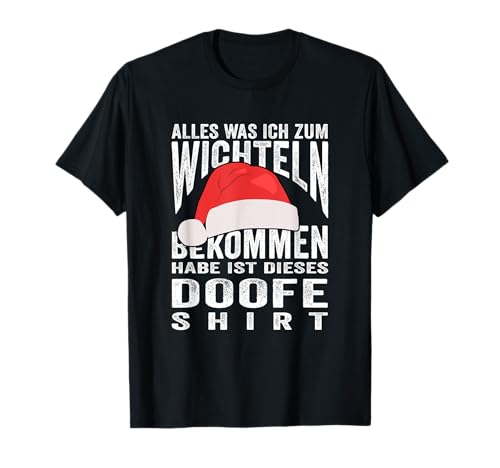 Witzige Wichtelgeschenke I Lustiges Wichtel Shirt - Damen & Herren - Schwarz - Klein - Klassische Passform - Kurzarm - Rundhals - Winter - 1 Count Witzige Wichtelgeschenke I Lustiges Wichtel Shirt - Damen & Herren - Schwarz - Klein - Klassische Passform - Kurzarm - Rundhals - Winter - 1 Count von Witzige Wichtelgeschenke I Lustiges Wichtel Shirt
