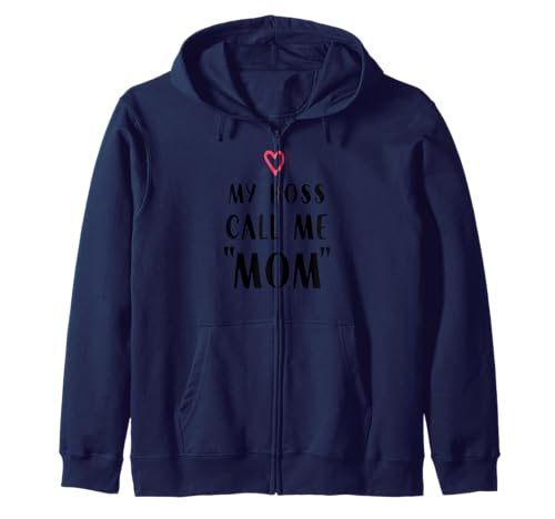 Mein Chef nennt Mich Mama Humor Arbeit und Familie Kapuzenjacke Mein Chef nennt Mich Mama Humor Arbeit und Familie Kapuzenjacke von Witzige Zitate über arbeitende Mütter