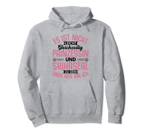 Ski Damen Spruch Geschenk Skihaserl Geschenkidee Spruch Skih Pullover Hoodie von Witzige und Lustige Sprüche