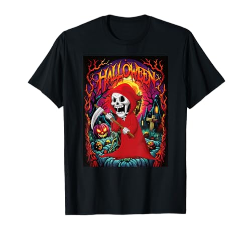 Sensenmann Halloween Kostüm Kinder lustiges Party Grusel T-Shirt Sensenmann Halloween Kostüm Kinder lustiges Party Grusel T-Shirt von Witzigee Halloween Kinder Party Kostüm Deko Jungs