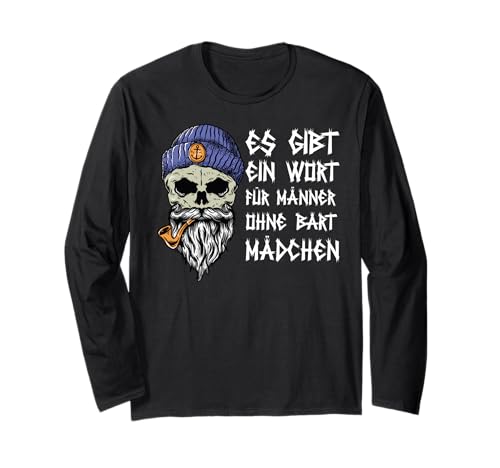 Es gibt ein wort für männer ohne bart mädchen Wikinger Spaß Langarmshirt Es gibt ein wort für männer ohne bart mädchen Wikinger Spaß Langarmshirt von Witzigen Sprüchen Herren Spaß Wikinger
