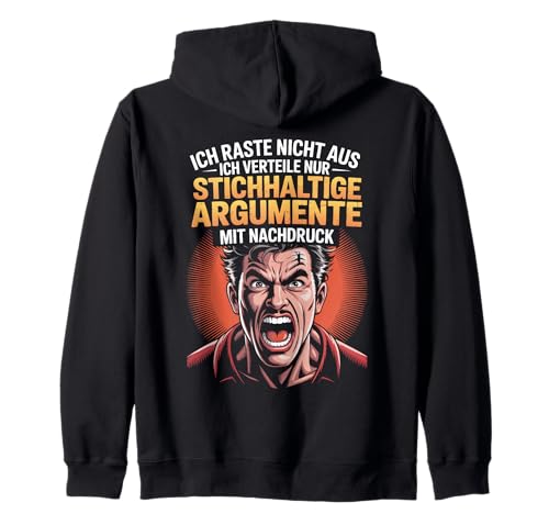 Sarkastischer Spruch für Männer mit starker Meinung Kapuzenjacke Sarkastischer Spruch für Männer mit starker Meinung Kapuzenjacke von Witziger Ausraster Humor für Büro und Alltag