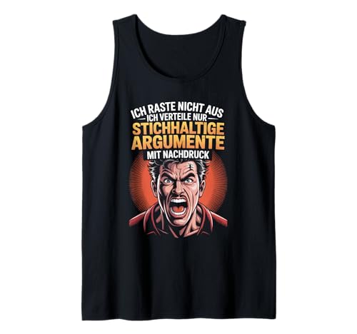 Sarkastischer Spruch für Männer mit starker Meinung Tank Top Sarkastischer Spruch für Männer mit starker Meinung Tank Top von Witziger Ausraster Humor für Büro und Alltag