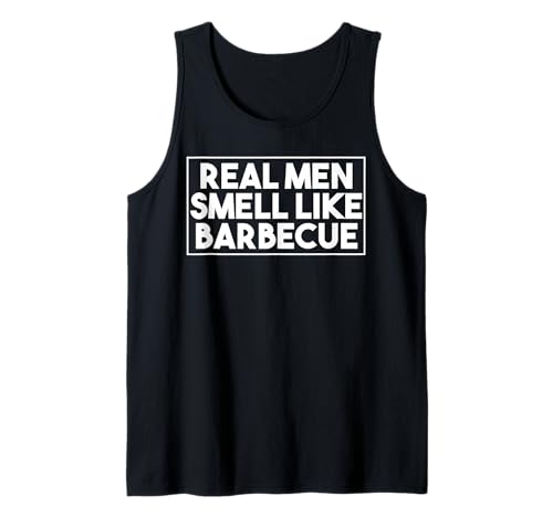 Echte Männer Riechen Nach Barbecue Grill Humor Lustig Tank Top von Witziger Grillmeister Outdoor Spaß