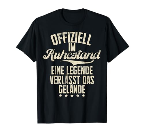 Witziges Design für Pensionierung und Ruhestand - Offiziel Im Ruhestand Eine Legende Verlässt Das Gelände T-Shirt - Schwarz - Klein - Unisex - Kinder, Erwachsene Witziges Design für Pensionierung und Ruhestand - Offiziel Im Ruhestand Eine Legende Verlässt Das Gelände T-Shirt - Schwarz - Klein - Unisex - Kinder, Erwachsene von Witziges Design für Pensionierung und Ruhestand