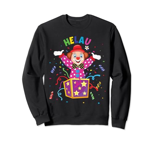 Lustiges Karneval Clown in Kiste Kostüm Kinder Faschings Sweatshirt Lustiges Karneval Clown in Kiste Kostüm Kinder Faschings Sweatshirt von Witziges Karneval Kostüm Köln Tee Herren & Damen